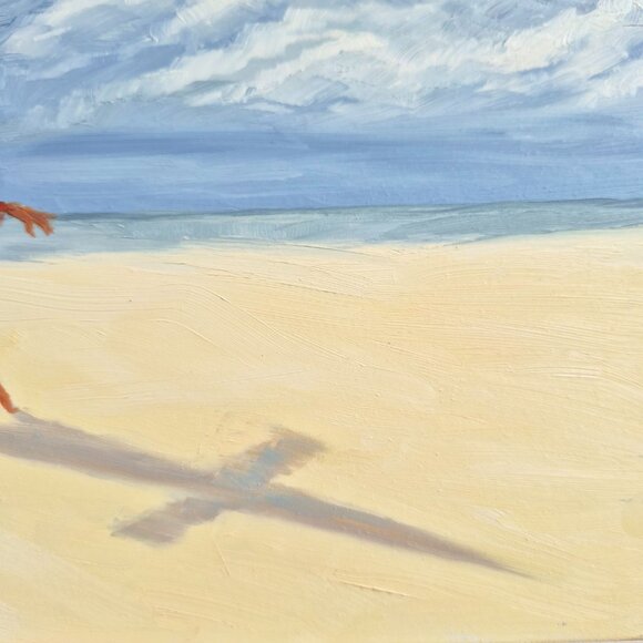 “Dancing With My Shadow” Original Oil Painting by Robin White on Wood Panel 10” - Picture 8 of 11
